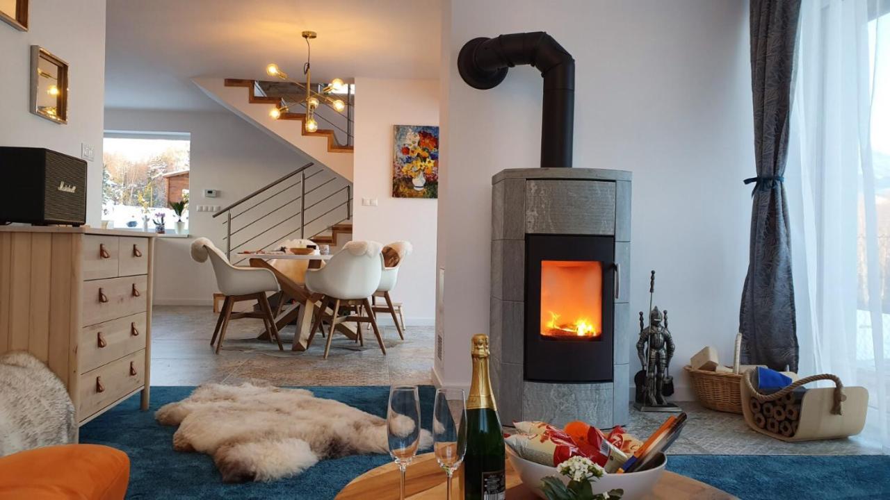 Vila Lesna House With A Garden 2 Minutes From The Center Of The Tatras Nová Lesná المظهر الخارجي الصورة