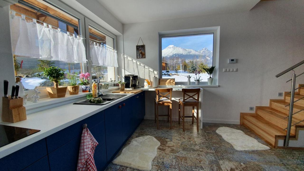 Vila Lesna House With A Garden 2 Minutes From The Center Of The Tatras Nová Lesná المظهر الخارجي الصورة