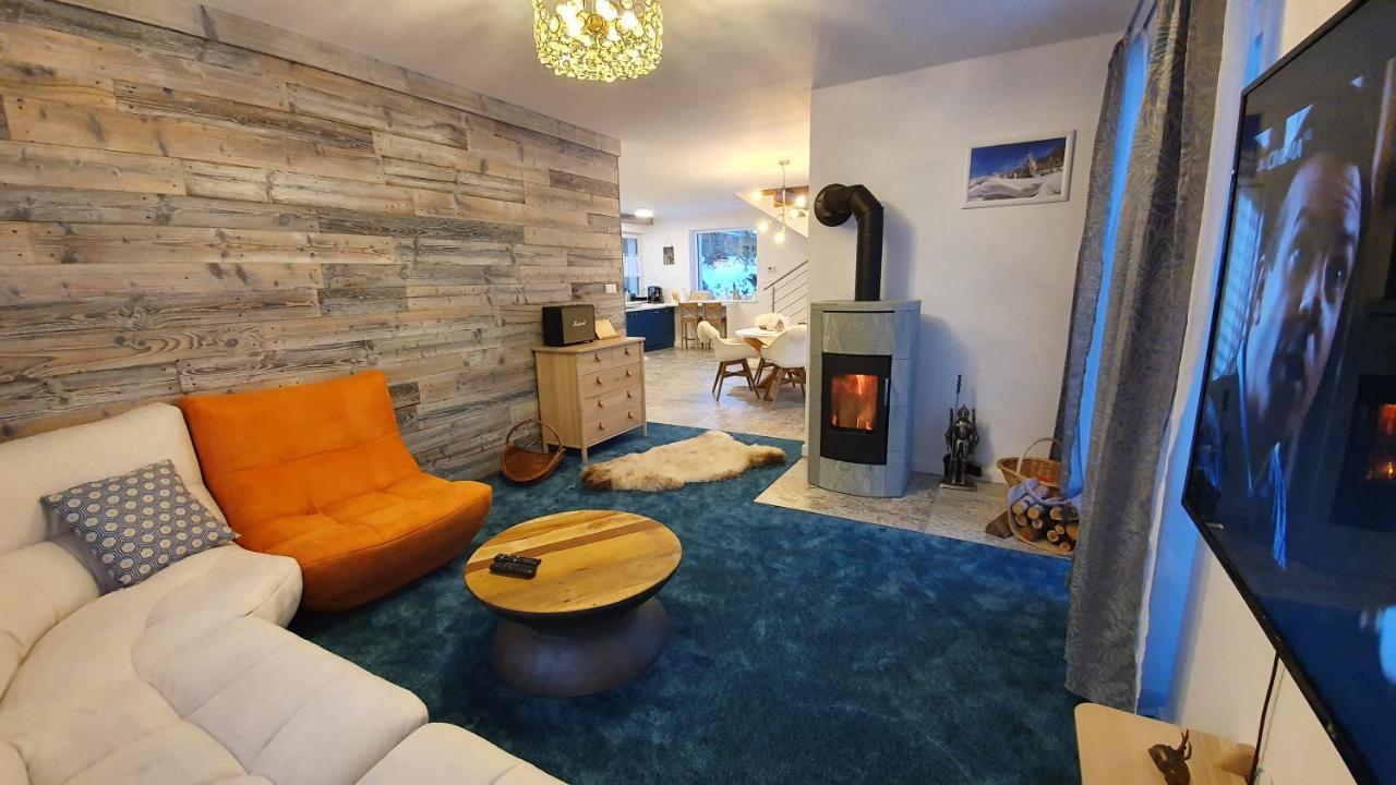 Vila Lesna House With A Garden 2 Minutes From The Center Of The Tatras Nová Lesná المظهر الخارجي الصورة